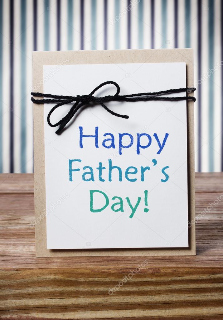 Fathers day message card