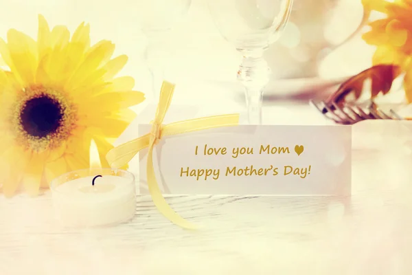 Happy Mothers Day tekstkaartje — Stockfoto