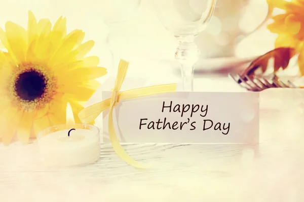 Mutlu Babalar günü mesajı kartı — Stok fotoğraf