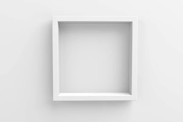 Blanco vierkante fotolijst — Stockfoto