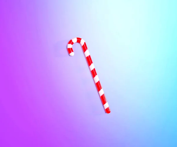 クリスマスキャンディー杖のオーバーヘッドビュー — ストック写真