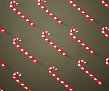 Noel şeker kamışları tepemizde