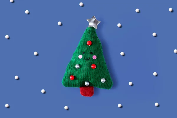 Cojín de Navidad árbol vista aérea — Foto de Stock