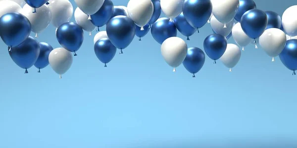 Ballons flottants - Fête et thème de la fête — Photo