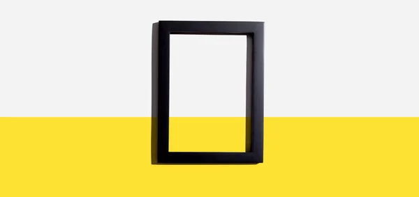 Порожня рамка зображення прямокутника — стокове фото