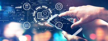 Şehir ışıkları ile ilgili belge yönetim sistemi kavramı