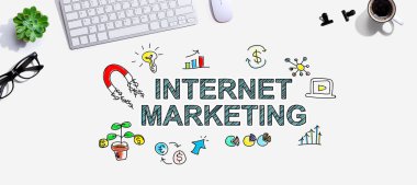 Bilgisayar klavyeli internet pazarlaması