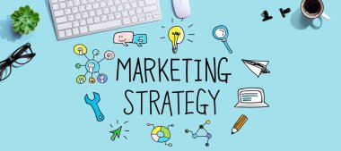 Bilgisayar klavyesiyle pazarlama stratejisi