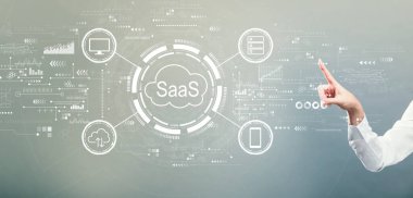 SaaS - bir servis kavramı olarak bir düğmeye elle basarak yazılım