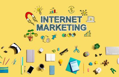 Elektronik aletler ve ofis malzemeleriyle internet pazarlaması
