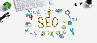 Bilgisayar klavyeli SEO