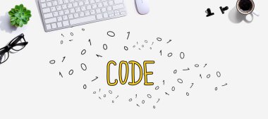 Bilgisayar klavyeli bir kod