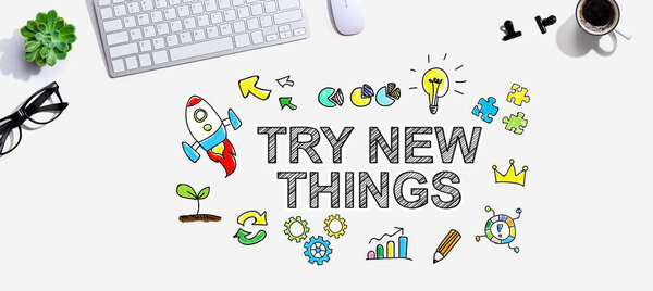 Try New Things with a computer keyboard