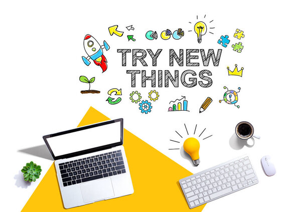 Try New Things with computers and a light bulb