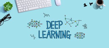 Bir bilgisayar klavyesi ve bir fare ile derin öğrenim