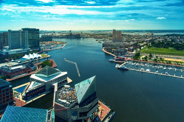 View Baltimore Cityscape Roadways — Stock Fotó