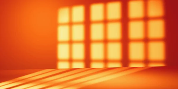 Shadow Background Window Room Render — Stok fotoğraf