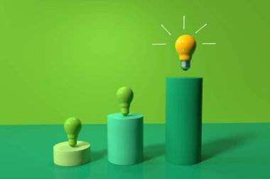 Podyumlardaki fikir ampulleri - 3D görüntüleme