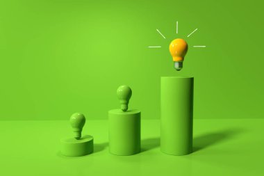 Podyumlardaki fikir ampulleri - 3D görüntüleme