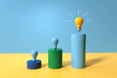 Podyumlardaki fikir ampulleri - 3D görüntüleme