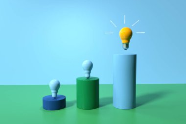 Podyumlardaki fikir ampulleri - 3D görüntüleme