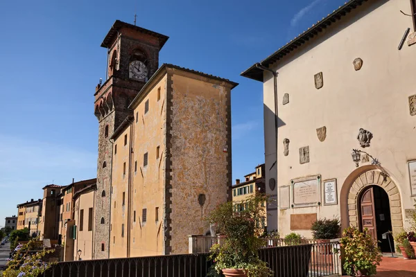 Pescia Pistoia Toskana Italien Stadtbild Der Innenstadt Vom Alten Rathaus — Stockfoto