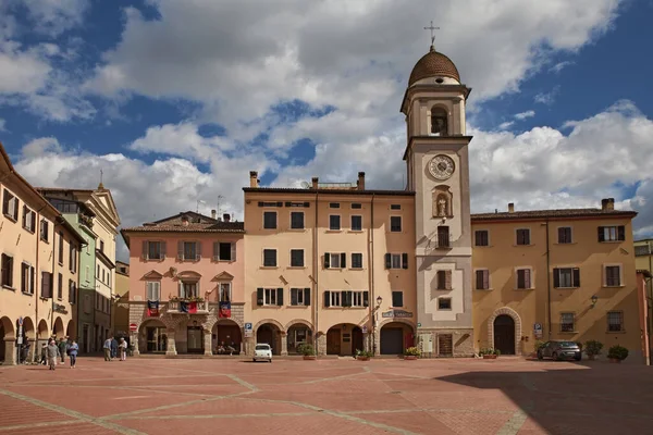 Rocca San Casciano Forli Cesena Emilia Romagna Italy Main Square — стоковое фото