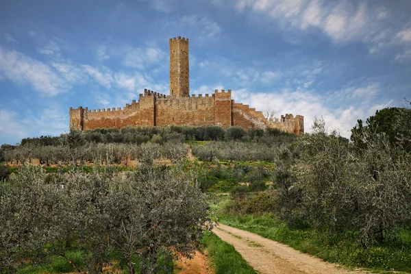 Castiglion Fiorentino Arezzo Toscana Italia Castillo Medieval Montecchio Vesponi País —  Fotos de Stock