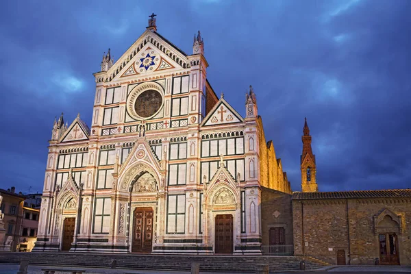 Floransa Toskana Talya Rönesans Bazilikası Santa Croce Kutsal Haç Bazilikası — Stok fotoğraf