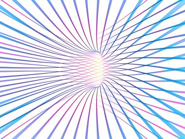 Matematik Çizgileri Serisi. Bilim ve teknoloji projeleri için karmaşık şebeke düzeni.