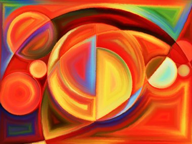 Uçak bölümü serisi. Sanat, resim, tasarım ve eğitim konularında soyut biçimlerden oluşan soyut tasarım