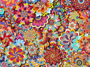 Renkli tasarım arka planı. Kutlama, mutluluk ve neşe konularında soyut parlak desenler.