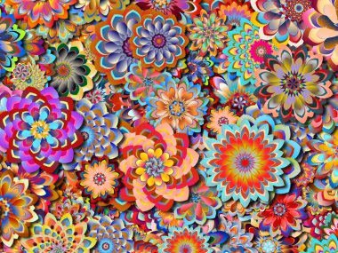 Renkli tasarım arka planı. Kutlama, mutluluk ve neşe konularında soyut parlak desenler.