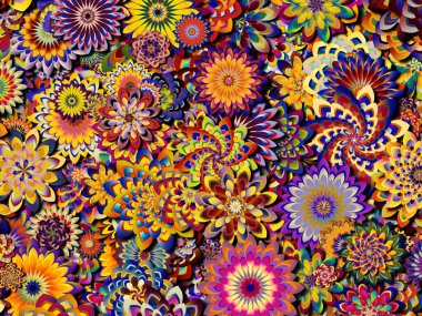 Renkli tasarım arka planı. Kutlama, mutluluk ve neşe konularında soyut parlak desenler.