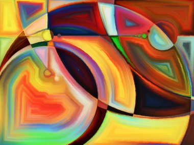 Yaşam formları serisi. Sanat, resim, tasarım ve eğitim projeleri ile soyut biçimlerden ve kullanım için şekilden oluşan sanatsal arkaplan