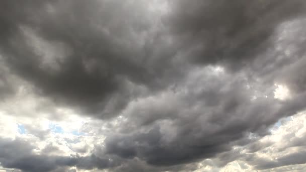 Nubes oscuras Time Lapse — Vídeos de Stock