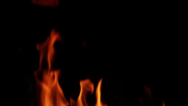 Fireplace flames — Stock Video