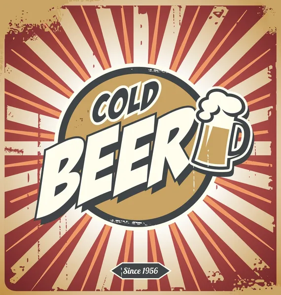 Vintage bira posteri