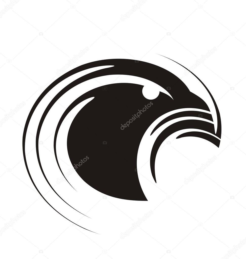 Eagle - unique and modern heraldic logo design concept