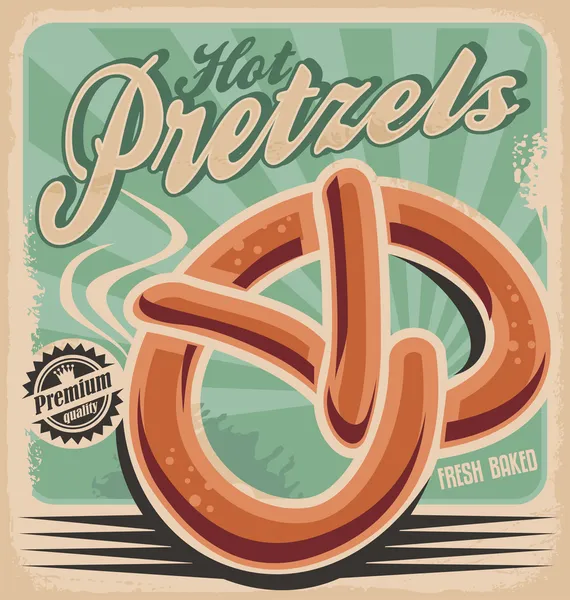 Pretzels — Stockvector