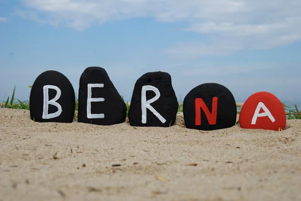 Berna, schweiz, souvenir auf steinen — Stockfoto