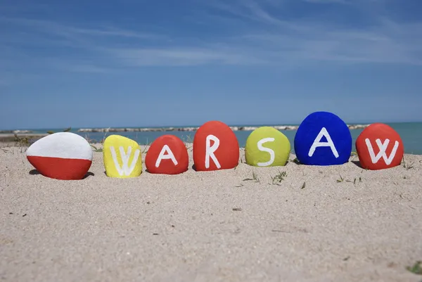 Jag älskar Polen och Warszawa — Stockfoto