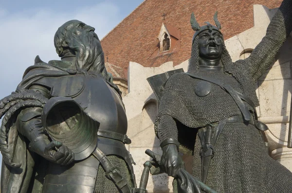 Commemoration monument figures, Cluj Napoca — Stock Photo, Image