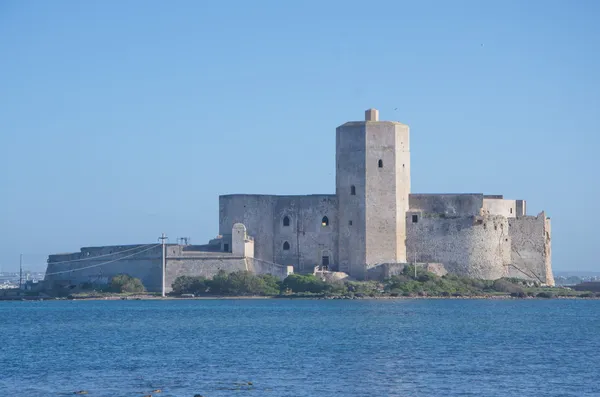 Castle of the Dovecot, former lazaret, Trapani, Sicily — Stock Photo, Image