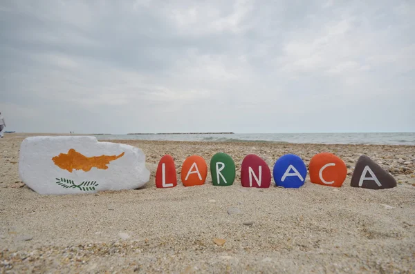 Larnaka, Zypern Souvenir auf Steinen — Stockfoto