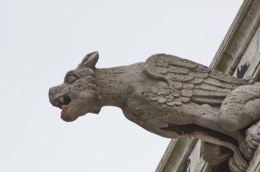 oyma şekil, çirkin yaratık, sacre coeur Bazilikası'na dış