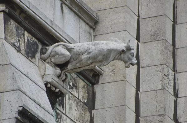 Άγαλμα του sacre coeur, Μονμάρτη, Παρίσι — Φωτογραφία Αρχείου