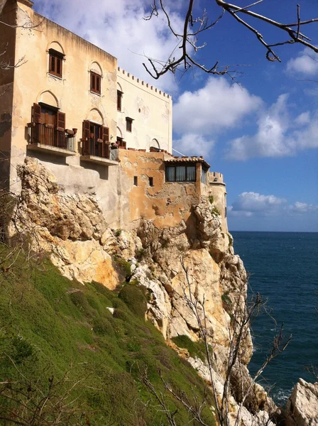 Old caste of Solanto, Sicily — Stock Photo, Image