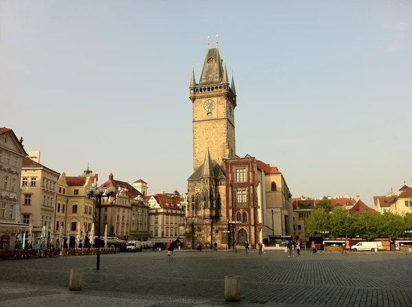 Praga, Torre del reloj vista —  Fotos de Stock