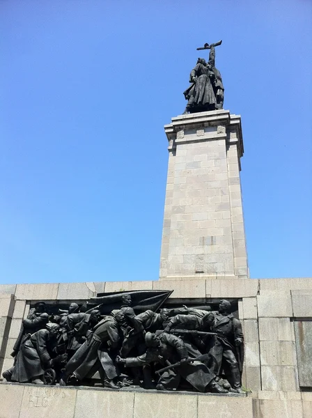 Monument voor het Sovjet-leger, sofia — Stockfoto